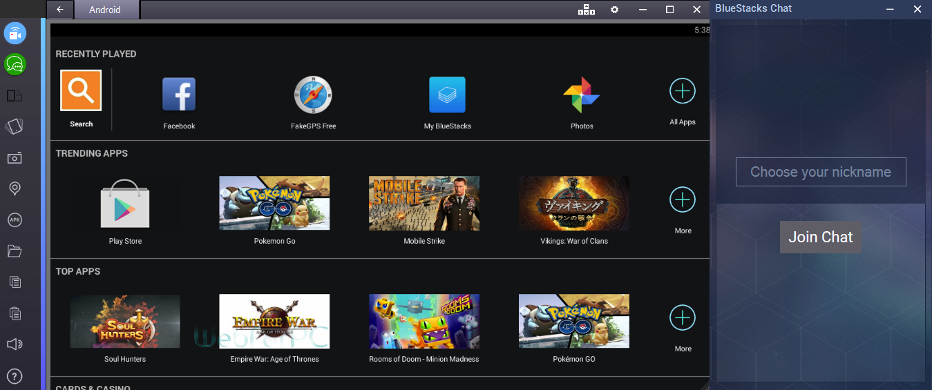 how to install earlier versions of android in bluestacks